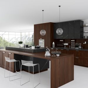 Puertas de cocina de madera